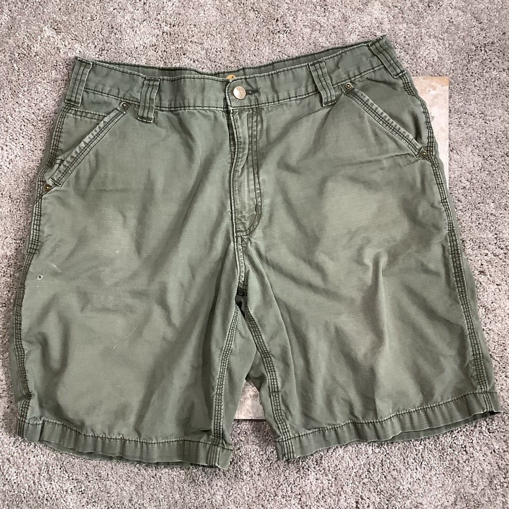 Carhartt Olive Green Shorts Size 36
